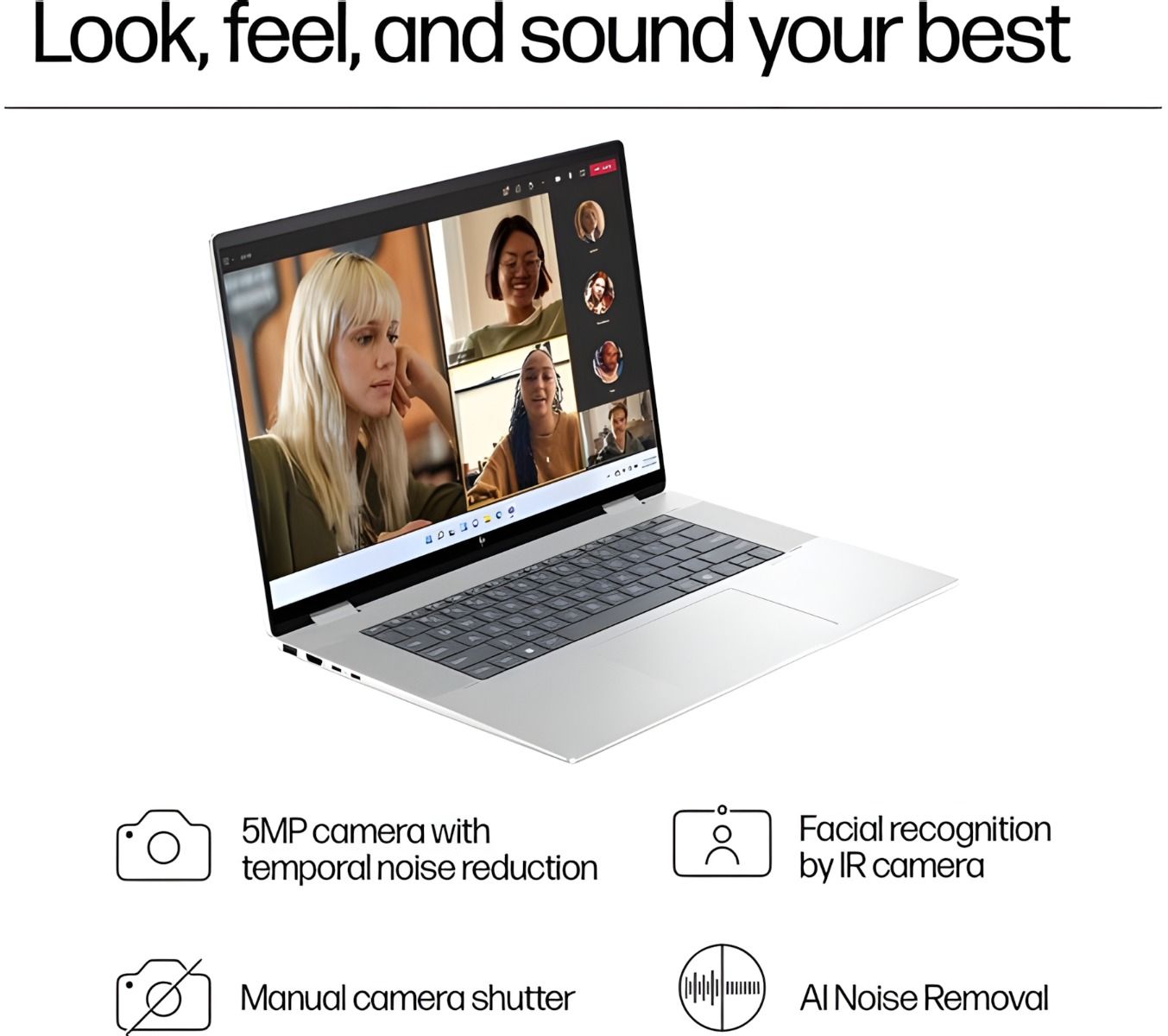 HP Envy x360 16-ac0503sa 16" 2-in-1 Laptop Intel Core Ultra 5 8GB RAM 512GB SSD