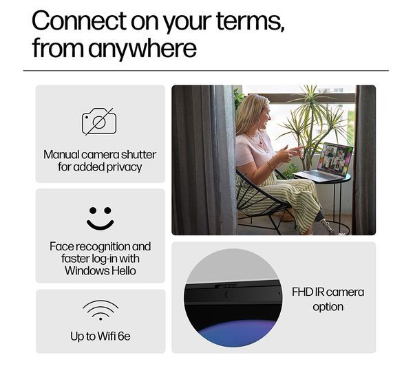 HP Pavilion 16-af0503sa 16" Laptop Intel Core Ultra 7 16GB RAM 1TB SSD Silver