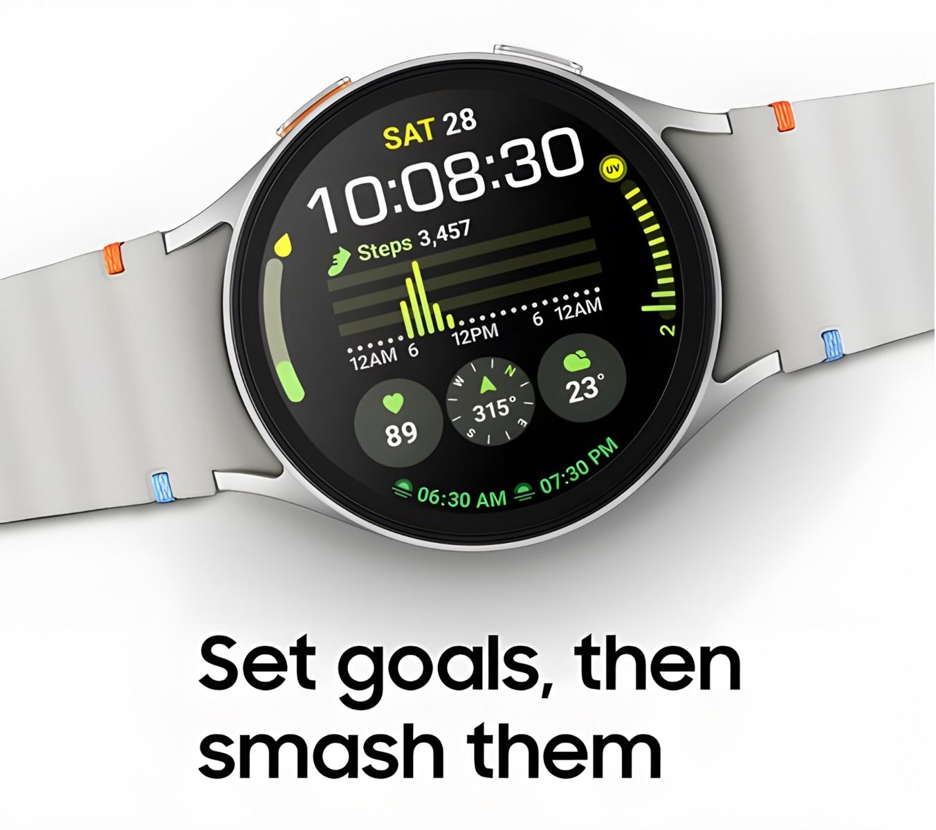 Samsung Galaxy Watch7 LTE 40mm Super AMOLED 32GB Storage 4G Capable Green