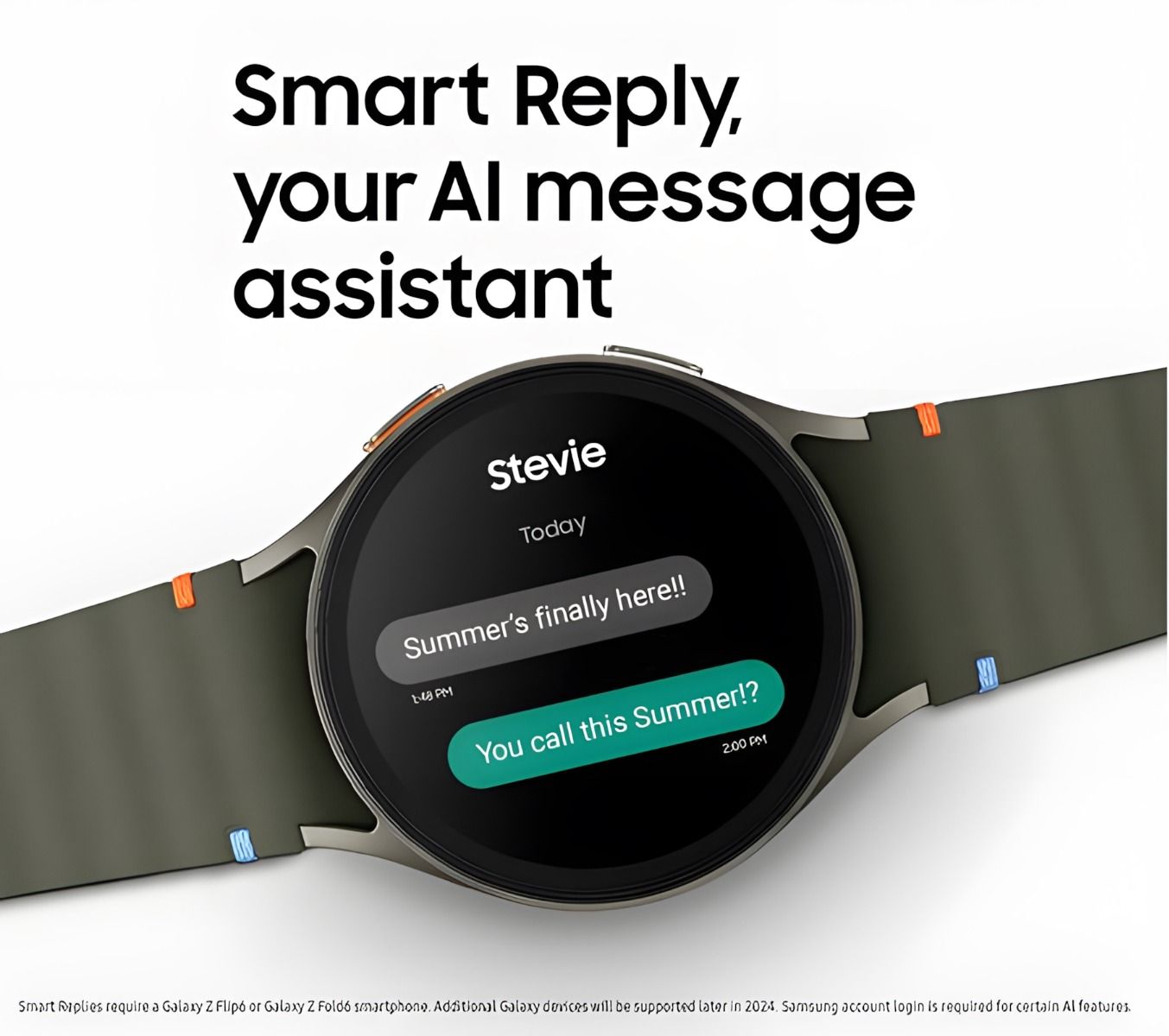 Samsung Galaxy Watch7 LTE 40mm Super AMOLED 32GB Storage 4G Capable Green