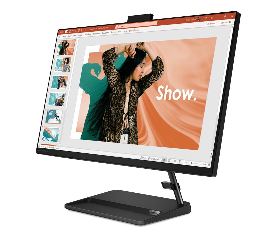 Lenovo IdeaCentre AIO 3 27" Computer Intel i5 13th Gen 8GB RAM 512GB SSD Black