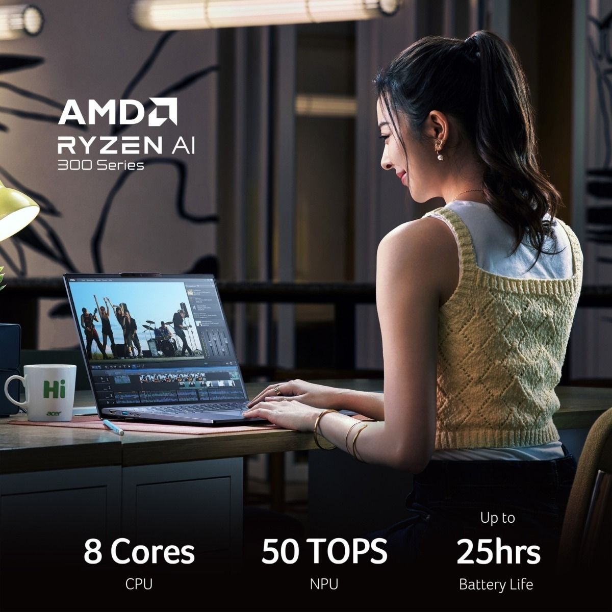 Acer Swift Go 14 AI 14" OLED Laptop Ryzen AI 7 16GB RAM 1TB SSD