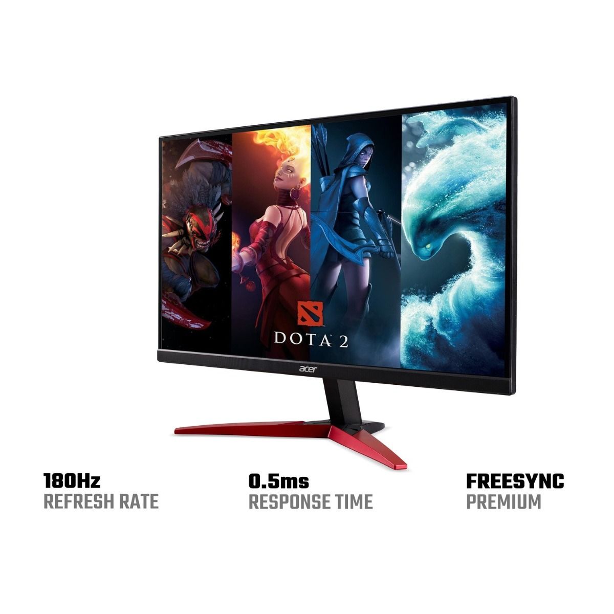 Acer Nitro KG1 KG241Y M3 23.8" Full HD IPS Monitor 180Hz Refresh 1ms Response
