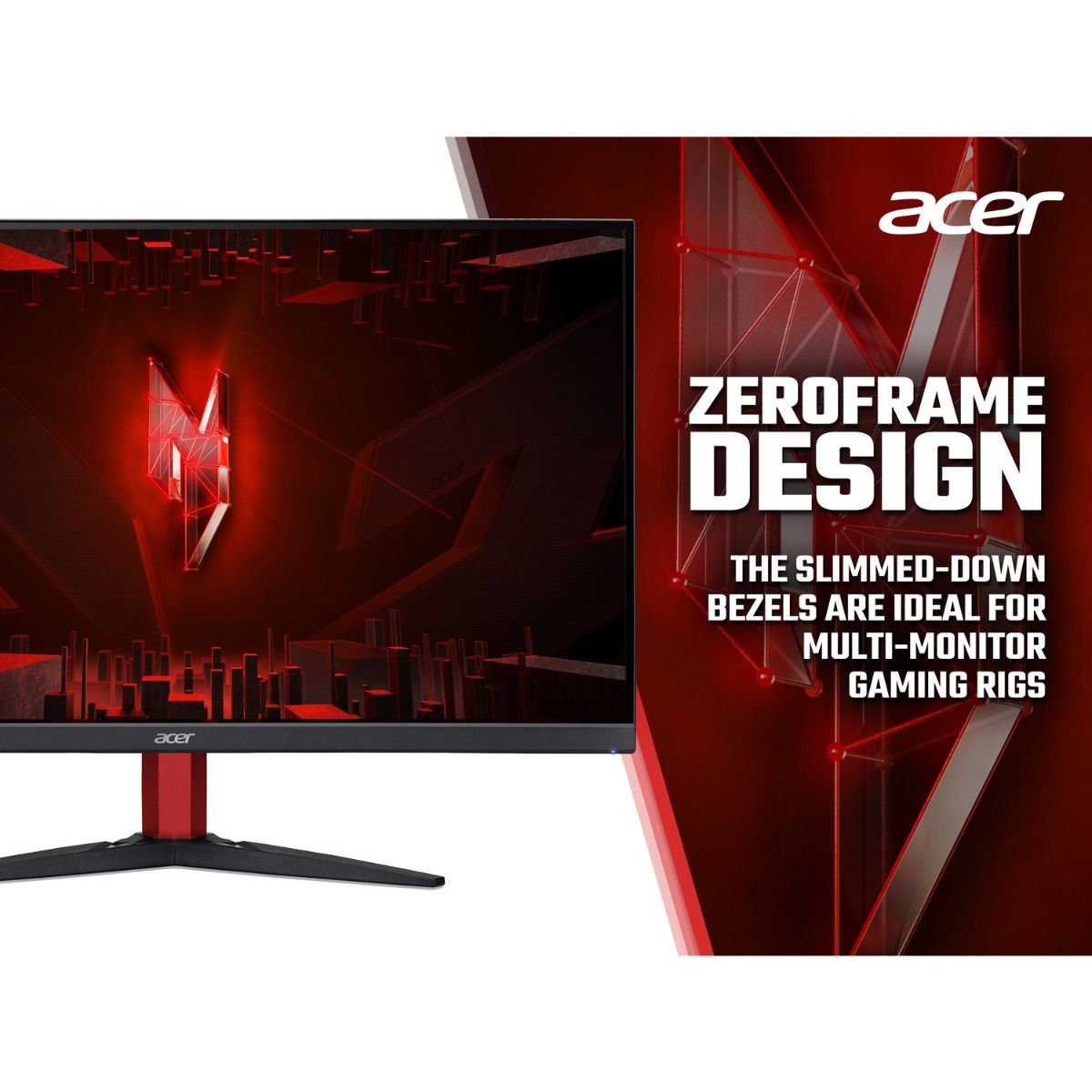 Acer Nitro KG1 KG241Y M3 23.8" Full HD IPS Monitor 180Hz Refresh 1ms Response