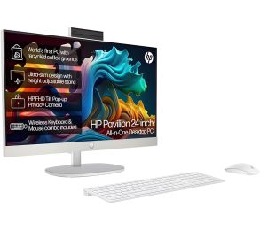 A4QX9EA HP 24-cr0037na 23.8" All-In-One Desktop PC AMD Ryzen 7 16GB RAM 1TB SSD White