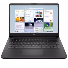 A20JFEA HP 14s-dq0011na 14" Full HD Laptop Intel N5030 4GB RAM 128GB SSD Black