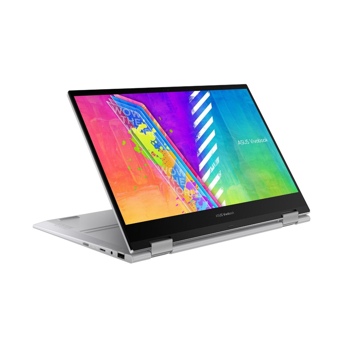 Asus Vivobook Go 14 Flip Laptop 2-in-1 Intel N4500 4GB RAM 128GB eMMC Silver
