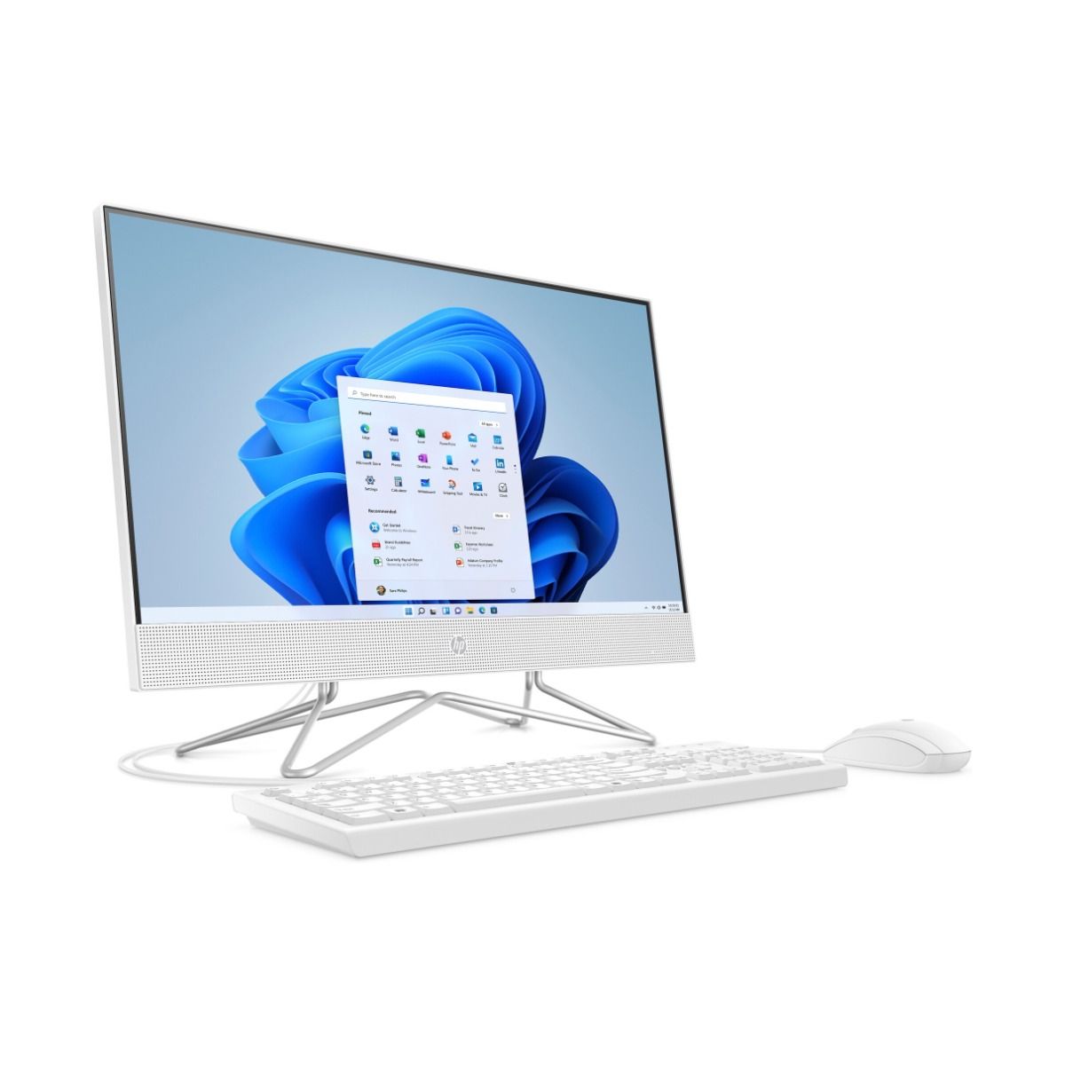HP 24-df1043na 23.8" All-in-One PC Intel i5 11th Gen 8GB RAM 256GB SSD White