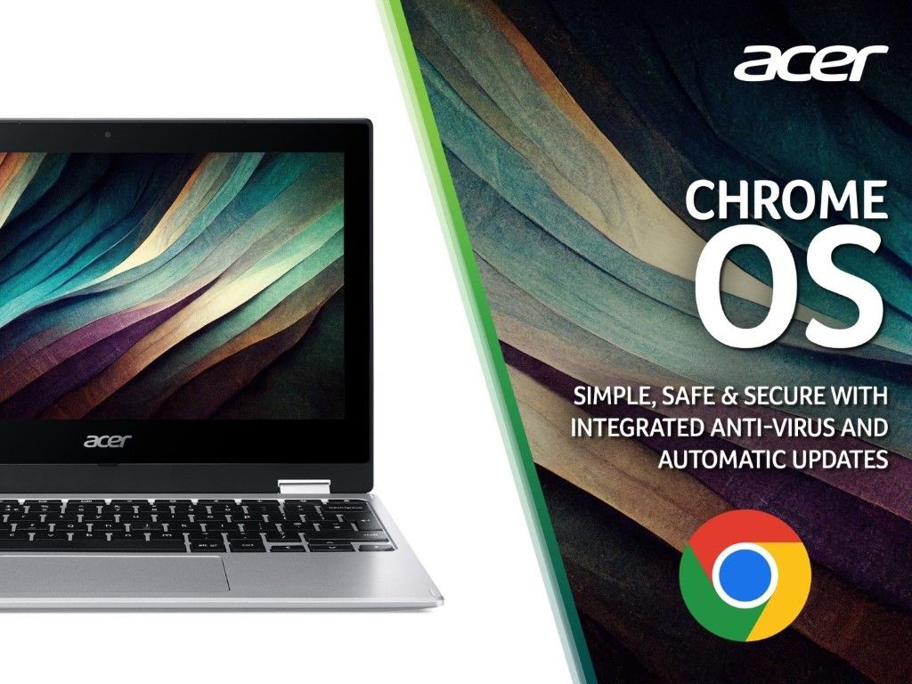 Acer ChromeBook Spin 311 11.6" Touch Laptop MediaTek MT8183 4GB RAM 64GB eMMC